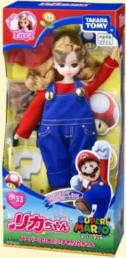 Takara Tomy Super Mario Daisuki Licca-chan Doll LD-33 Figure