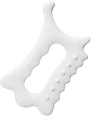 LALADEFIEE Unique Gua Sha Tool for Body Massage Resin Muscle Scraper Home Use Neck Shoulder Eye White Reusable