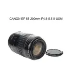 【廖琪琪昭和相機舖】CANON EF 55-200MM F4.5-5.6 II USM 全幅 自動對焦 保固一個月