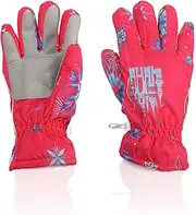 [YooxArmor] Kids Winter Gloves, Waterproof Snow Gloves for Kid 6-12 Years Old, Windproof Warm Ski Gloves for Youth Skiing, Snowboarding, Cycling, Sledding, Snowball Fighting, Riding