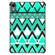 iPad mini (6th gen) iPad Impact Case Turquoise Tribal Pattern
