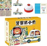 Interactive Board Game - Thief Catching Strategy Games Boards Two-Player Puzzle Toy Preschool Learning Activities, Fun Educational Toys Developmental for Family Night