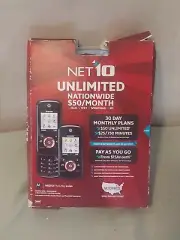 Motorola MOTO EM326g - Black (Net10) Cellular Phone