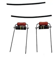 Pack of 2 Electric Guitar Treble Volume Bleed Circuit Kit SBE Cap Capacitor with Allen Bradley Resistance