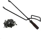 Fireplace Tongs Log Grabber,Heavy Duty BBQ Charcoal Tongs,Wood Fired Oven Tool