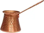 Kichvoe Turkish Coffee Mug Espresso Grounds Coffee Pot Professional Coffee Kettle Turkish Coffee Kettle Espumador Tea Thermal Pots Italian Coffee Maker Cooker Copper Coffee Cup Glass Dish
