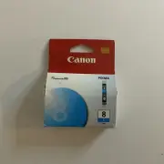 Canon Pixma 8 Ink Cartridge Cyan CLI-8C Chromalife 100 Sealed Box