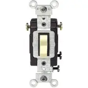 Leviton 3-Way Lighted Grounding Ac Quiet Toggle Switch (836-05503-LHI)
