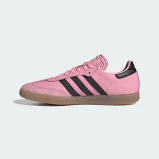 【adidas 愛迪達】SAMBA MESSI 運動休閒鞋(IH8158 ORIGINALS休閒鞋 室內足球鞋 粉)