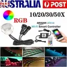 30mm 12V RGB Smart WIFI Controller LED Decking Kitchen Step Plinth Deck Lights