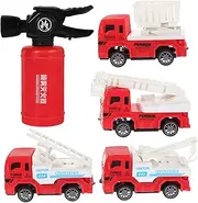 HONMEET Toddler Fire Truck Toys Fire Extinguisher Role Play Toy Firefighters Plaything Set