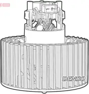 DENSO Interior Blower For FIAT Seicento 600 Van 97-10 46722574