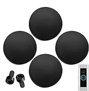 Doorbell Button Replacement | Door Bell Buttons Replacement with Screws - Ring Accessories, Door Cover Substitute, Home Security Enhancement
