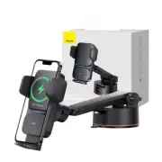 Baseus Wisdom Induction Charger Car Phone Holder On The Dashboard (Suction Cup)