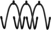 OKUMEYR 3pcs Multifunctional Wall Mount Hat Rack Versatile Holder for Baseball Caps Coats Bags and Scarves for Living Room Bathroom Kitchen Bedroom Storage