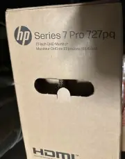 New in Box HP Series 7 Pro 727pq 27" QHD IPS LED Monitor - Silver