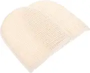 Gogogmee Cotton Linen Bathing Gloves Loofah Exfoliating Gloves for Body Cleaning