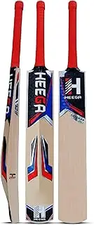 HEEGA Strokes Pro Kashmir Willow Cricket Bat | Machine Knocked | Large Sweet Spot | Hard Pressed | Grade 2 Kashmir Willow