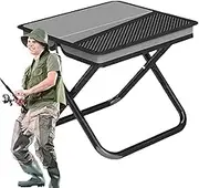 Foldable Stool | Folding Backpack Stool - Lightweight Non-Slip Seat Rest Bench for Dorm Desk Shower Bathroom Home Outdoor Kitchen