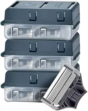 Razor Blade Refills, 12 Count, Sharper 5-Blade, For Close and Comfortable Shaves with taha sticker