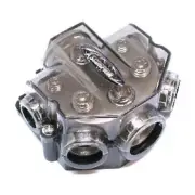 XScorpion Gold Plated Power/Ground Distribution Block 0/2/4/8 Gauge Input Output