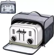 Buffalo Check Toaster Cover for 4-Slice Ovens with Zipper Pockets