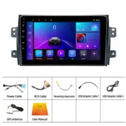 2 Din Android Car Radio Multimedia Video Player For Suzuki SX4 9" GPS Navigation
