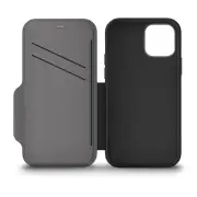 EFM Monaco Leather Armour with D3O 5G Case for iPhone 12/12 Pro - Black/Space Grey