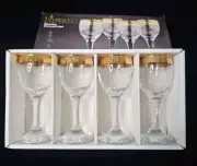 Imperial 24kt Gold Hand Decorated Four Piece Cordial Set
