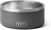 YETI Boomer 8, Stainless Steel, Non-Slip Dog Bowl, Holds 64 Ounces, Charcoal
