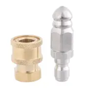 Sewer Jetting Nozzle Pressure Washer Coupler Pressure Washer Drain Hose Nozzle