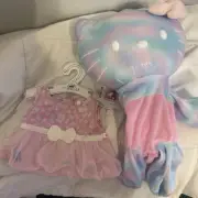 Build A Bear x Sanrio Hello Kitty 50th Anniversary Unstuffed with Dress NWT