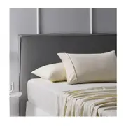 Cotton Flannelette Ivory Sheet Set by Accessorize Single