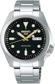 [SEIKO] 5 Sports SRPE57K1 Men's Automatic Mechanical Wristwatch, Limited Distribution Model, Black, Bracelet Type, Sporty Casual, Sporty Casual