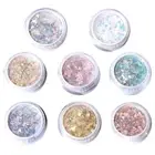 8 Colors Bottled Epoxy Filled Sequins Resin Craft Suitable for Craft