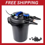 Dynamic Power 10000L/H Aquarium Pond UV Filter and Pump - Black