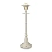 Patio Living Concepts Cape Cod White Outdoor Plug in Post Lantern Patio
