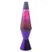 MDI Metallic Motion Lava Lamp Decorative Mood Light Display 36cm Purple/Pink