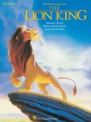 The Lion King Disney for Easy Piano Vocal Sheet Music Lyric Elton John Song Book
