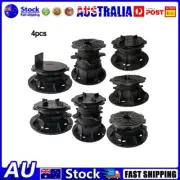 4Pcs Set Of Height Adjustable Decking Support Pedestals For A Level Deck