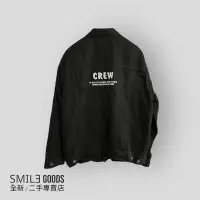 在飛比找蝦皮購物優惠-[SMILE] Balenciaga 黑色Crew牛仔夾克