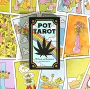 Pot Tarot Card Deck / Prophecy Oracle / Marijuana 420 Weed Stoner Gift 78 Cards