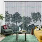 Green Laden With Fruit 3D Blockout Photo Print Curtain Fabric Curtains Window