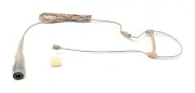 Single Earhook Headset Mic w/ 4 pin mini XLR for Audio Technica Wireless