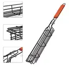 1PCS Portable Barbecue Basket Camping Barbecue Tool Barbecue Cage