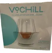 VoChill Personal Wine Chiller, Wine Accessory For Stemless Wine Glass NEW SEALED
