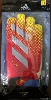 Adidas X-Lite Soccer Gloves - DN8537 - Size 10