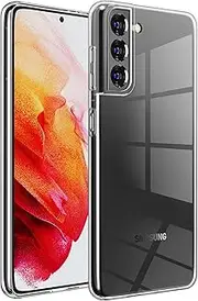 T Tersely Clear Case for Samsung Galaxy S21 2021 (6.2 inch), Soft Slim Fit Crystal TPU Bumper case with Shockproof Protective Corner, Wireless Charging Compatible for Samsung Galaxy S21 (6.2 inch)