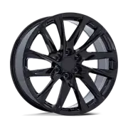 Performance Replicas PR213 22x9 6x139.7 28mm Gloss Black Wheel