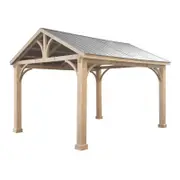 Mimosa 4.27 x 3.67 x 3.23m Burleigh Wooden Gazebo